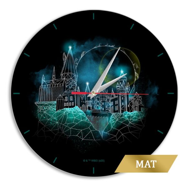 Matt Wall Clock Harry Potter 036 black