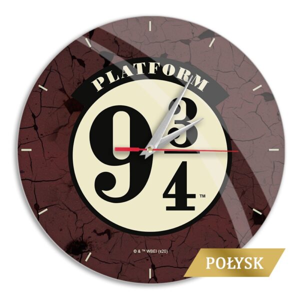 Glossy Wall Clock Harry Potter 037