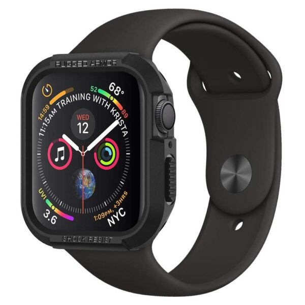 SPIGEN RUGGED ARMOR APPLE WATCH 4 / 5 / 6 / 7 / 8 / SE (40 / 41 MM) BLACK 8809613760460