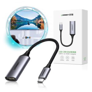 ADAPTER Ugreen USB Typ C - HDMI 2.0 4K@60 Hz Thunderbolt 3 for MacBook / PC 70444 grey 6957303874446