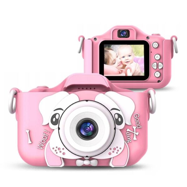 DIGITAL MINI CAMERA FOR KIDS DOG PINK