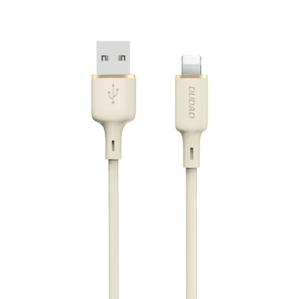 Cable Dudao L7SL USB-A - Lightning 5A 1m beige 6976625331048