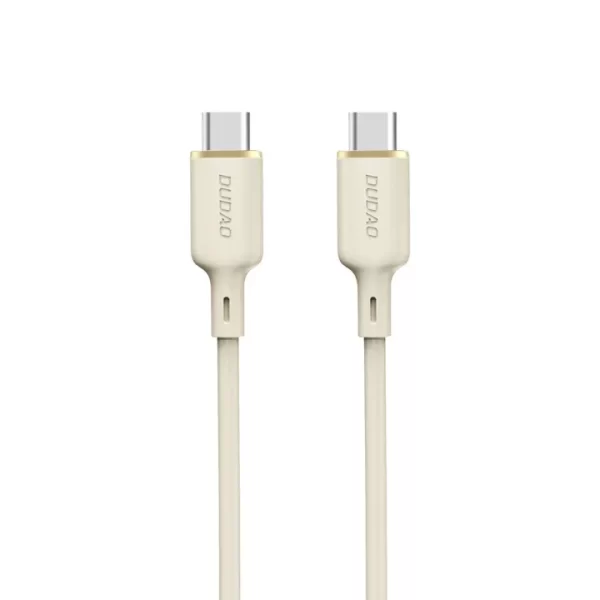 Cable Dudao L7SCC USB-C - USB-C 100W 2m beige 6976625331109