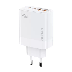 Charger GaN Dudao A65EU 2xUSB-A / 2xUSB-C PD 65W white 6976625331246