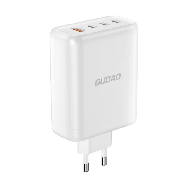 Charger Dudao A140EU USB-A / 3xUSB-C PD 140W white 6973687249212