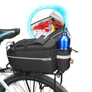 THERMAL BIKE BAG FOR RACK BLACK