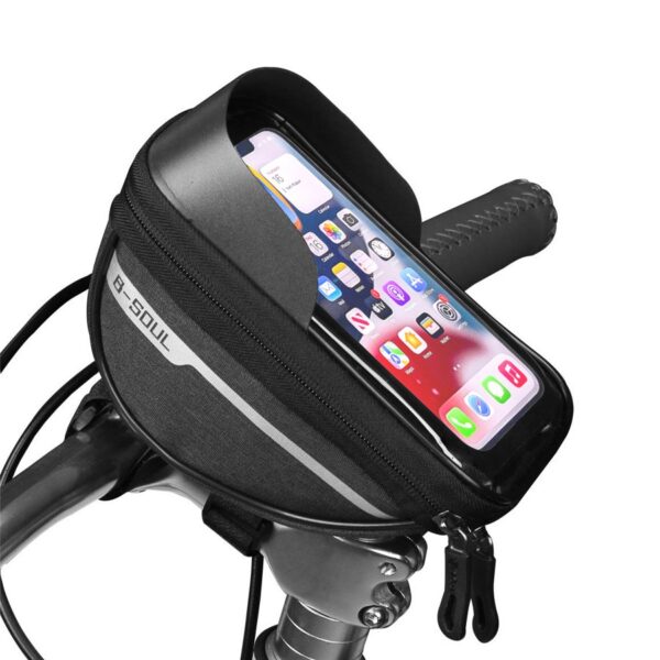 Waterproof bicycle bag for mobile phones up to 7 inches