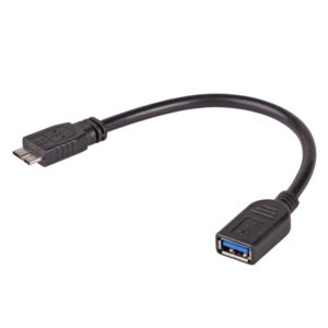 Adapter Akyga with cable AK-AD-30 USB A 3.0 (f)/ micro USB 3.0 (m) OTG 15cm 5901720132291