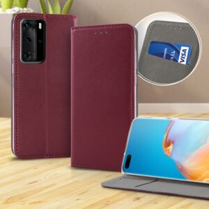 SMART MAGNETIC Huawei P30 Lite burgundy 5900495806222