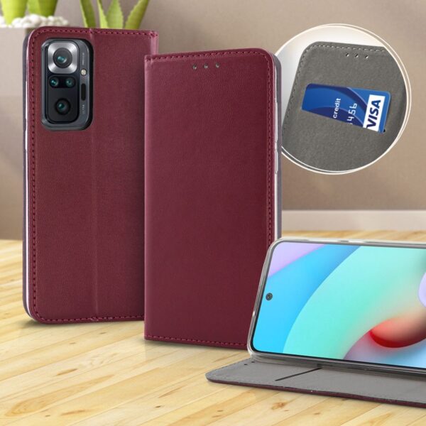 SMART MAGNETIC Xiaomi Redmi 9T/ Poco M3 burgundy 5900495914040