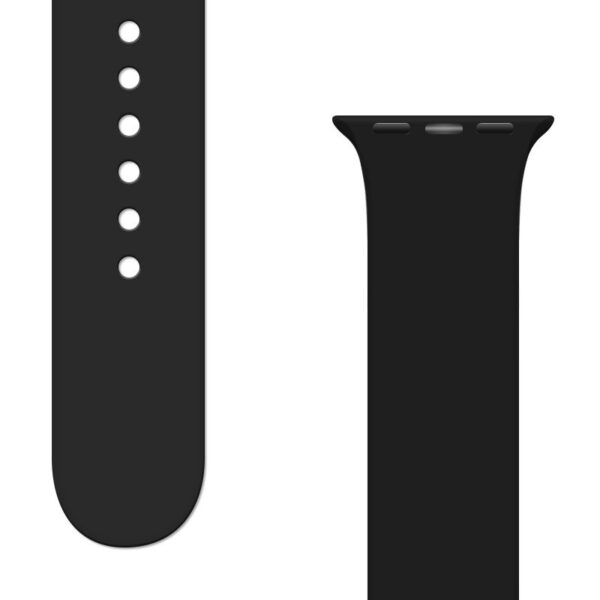 Silicone Strap APS Apple Watch 8/ 7/ 6/ 5/ 4/ 3/ 2/ SE (41/ 40/ 38mm) black 9145576258996