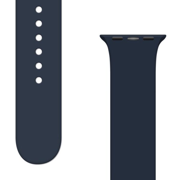 Silicone Strap APS Apple Watch 8/ 7/ 6/ 5/ 4/ 3/ 2/ SE (41/ 40/ 38mm) dark blue 9145576259009