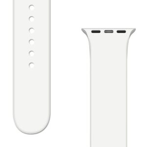 Silicone Strap APS Apple Watch 8/ 7/ 6/ 5/ 4/ 3/ 2/ SE (41/ 40/ 38mm) white 9145576259023