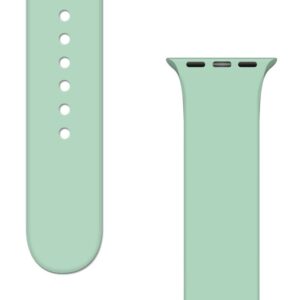 Silicone Strap APS Apple Watch Ultra/ 8/ 7/ 6/ 5/ 4/ 3/ 2/ SE (45/ 44/ 42mm) light green 9145576259184