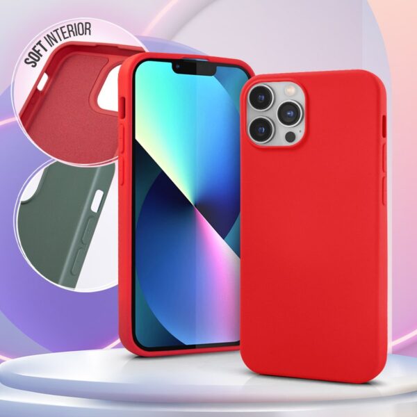 BACK CASE SILICON iPhone 11 red 5900495783004