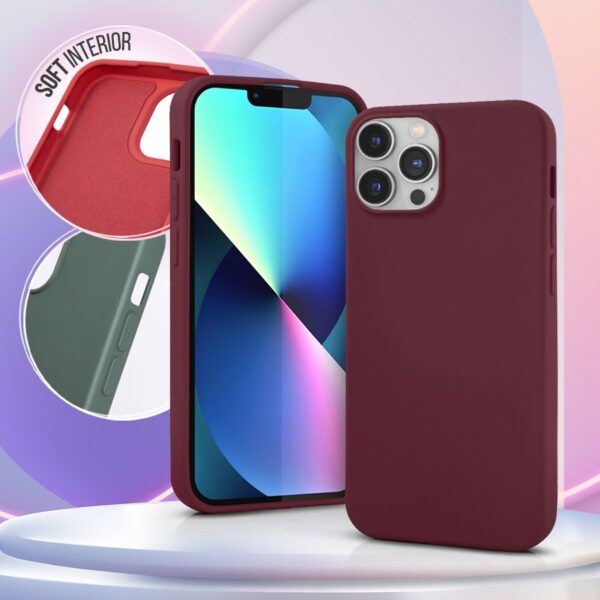 BACK CASE SILICON iPhone 11 burgundy 5900495804020