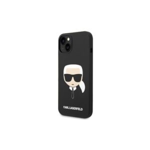 Karl Lagerfeld iPhone 14 Plus (6.7') KLHCP14MSLKHBK hardcase Silicone Karl`s Head black 3666339085414