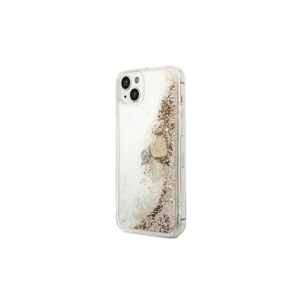 Guess iPhone 14 Pro Max (6.7') GUOHCP14XGLHFLGO HC Liquid Glitter Charms gold 3666339094027