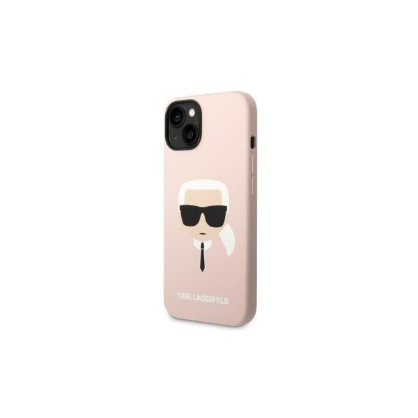 Karl Lagerfeld iPhone 14 Plus (6.7') KLHCP14MSLKHLP HC Silicone Karl Head pink 3666339085452