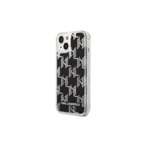 Karl Lagerfeld iPhone 14 Pro Max (6.7') KLHCP14XLMNMK HC Liquid Glitter Monogram black 3666339076269