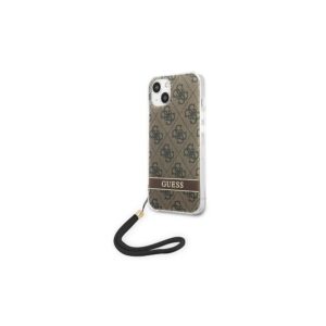 Guess iPhone 14 Plus (6.7') GUOHCP14MH4STW HC PC/TPU Print 4G Cord brown 3666339093846