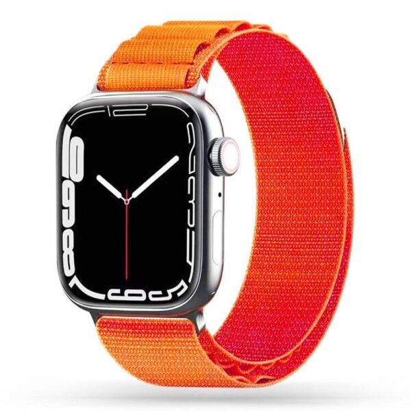 SMART WATCH BAND NYLON PRO APPLE WATCH 4 / 5 / 6 / 7 / 8 / SE / ULTRA (42 / 44 / 45 / 49 MM) ORANGE 9490713928356