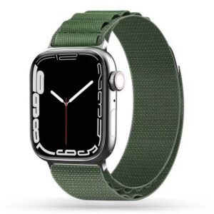 SMART WATCH BAND NYLON PRO APPLE WATCH 4 / 5 / 6 / 7 / 8 / SE / ULTRA (42 / 44 / 45 / 49 MM) MILITARY GREEN 9490713928363