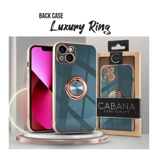 BACK CASE CABANA LUXURY RING IPHONE 14 PRO GREY 5903271611201