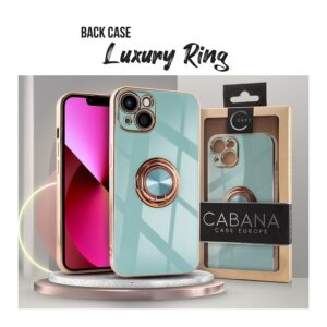 BACK CASE CABANA LUXURY RING IPHONE 14 PRO MINT 5903271611256