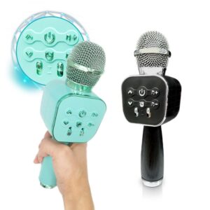 KARAOKE BLUETOOTH WIRELESS MICROPHONE PASTEL BLACK