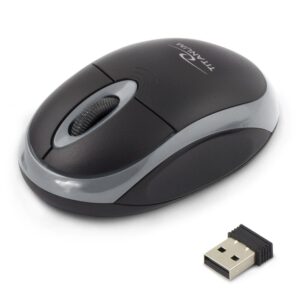 WIRELESS MOUSE 2.4GHZ 3D OPTICAL USB TITANUM TM116E VULTURE BLACK-GRAY 5901299911518