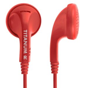 EARPHONES TITANUM TH108 RED 5901299919088