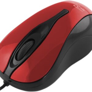 WIRED MOUSE 3D OPTICAL USB TITANUM TM103R HORNET RED 5905784769004