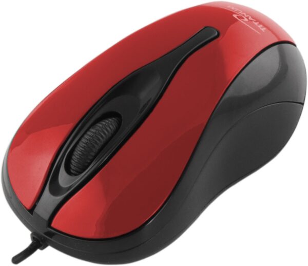 WIRED MOUSE 3D OPTICAL USB TITANUM TM103R HORNET RED 5905784769004