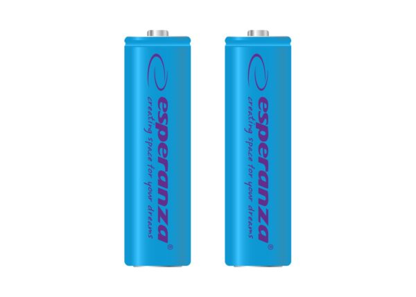 RECHARGEABLE BATTERY ESPERANZA NI-MH AA 2000MAH 2PCS BLUE 5901299923283