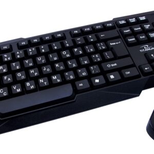 WIRELESS SET KEYBOARD AND MOUSE 2.4GHZ USB TITANUM TK108UA MEMPHIS UA 5901299939604