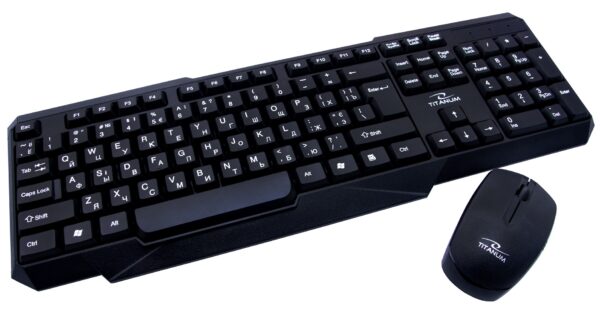 WIRELESS SET KEYBOARD AND MOUSE 2.4GHZ USB TITANUM TK108UA MEMPHIS UA 5901299939604