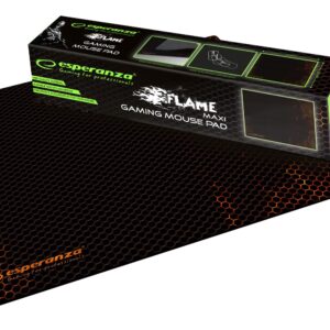 MOUSE GAMING PAD MAXI ESPERANZA FLAME EGP103R 400 x 300 x 3mm 5901299928035