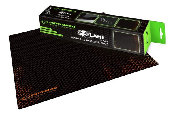 MOUSE GAMING PAD MAXI ESPERANZA FLAME EGP103R 400 x 300 x 3mm 5901299928035