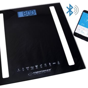 BATHROOM SCALE ESPERANZA DIGITAL 8IN1 B.FIT BLACK 5901299954065