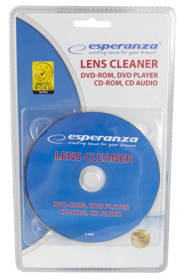 CLEANING PLATE FOR CD/DVD ESPERANZA ES123 5901299944639