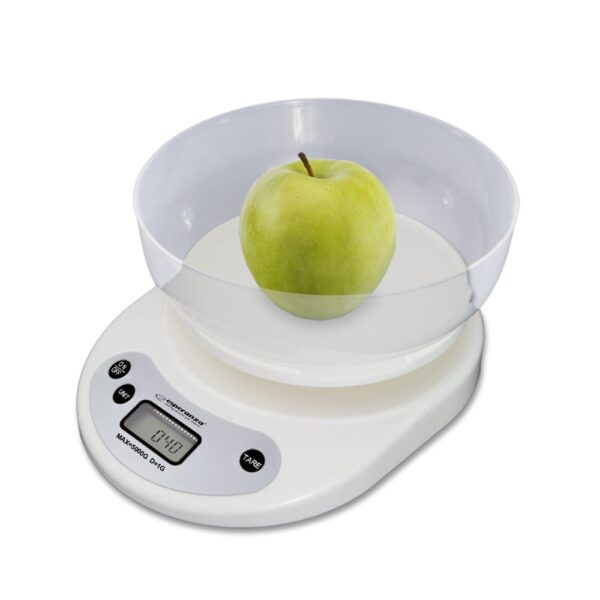 KITCHEN SCALE WITH A BOWL ESPERANZA COCONUT 5901299955086