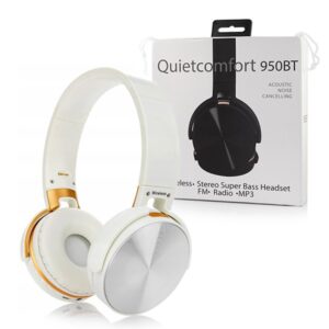 BLUETOOTH WIRELESS HEADSET SD MP3 RADIO QUIETCOMFORT 950BT WHITE