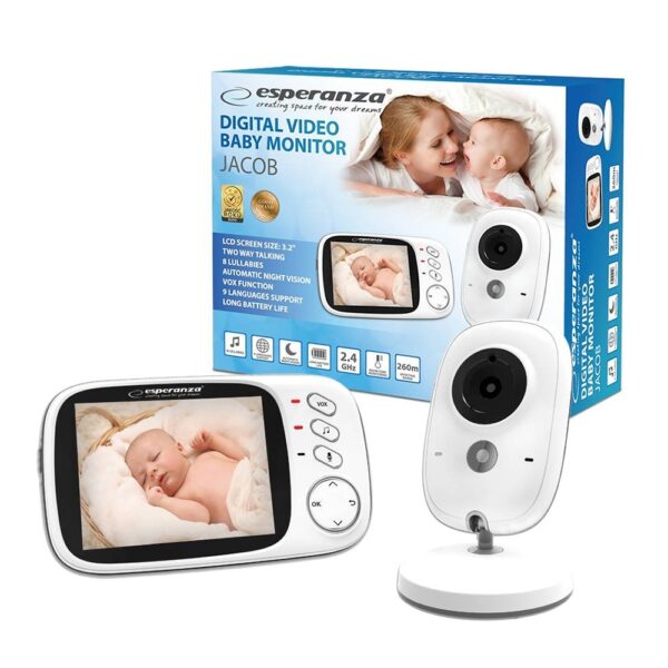 ELECTRONIC NANNY LCD 3.2 ESPERANZA JACOB 5901299955192