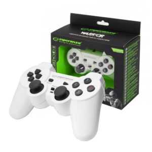 GAMEPAD PC USB ESPERANZA WARRIOR WHITE-BLACK 5901299946954