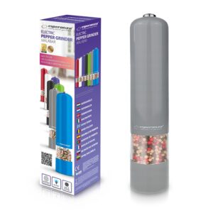 PEPPER GRINDER ESPERANZA MALABAR GRAY 5901299917107