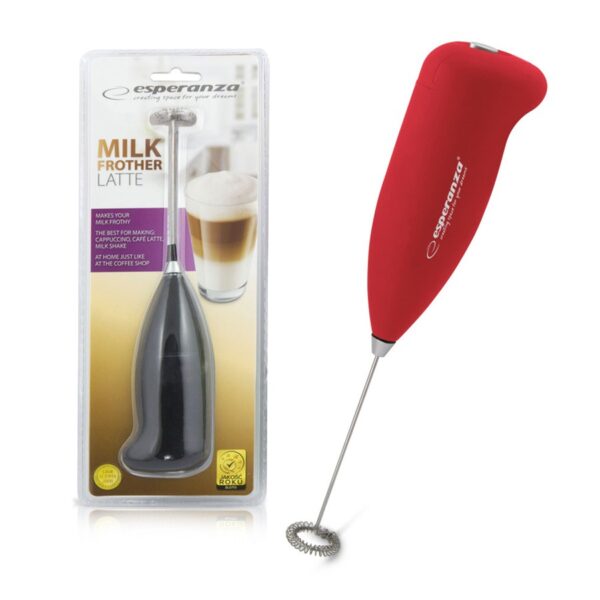 MILK FROTHER ESPERANZA LATTE RED 5901299931226