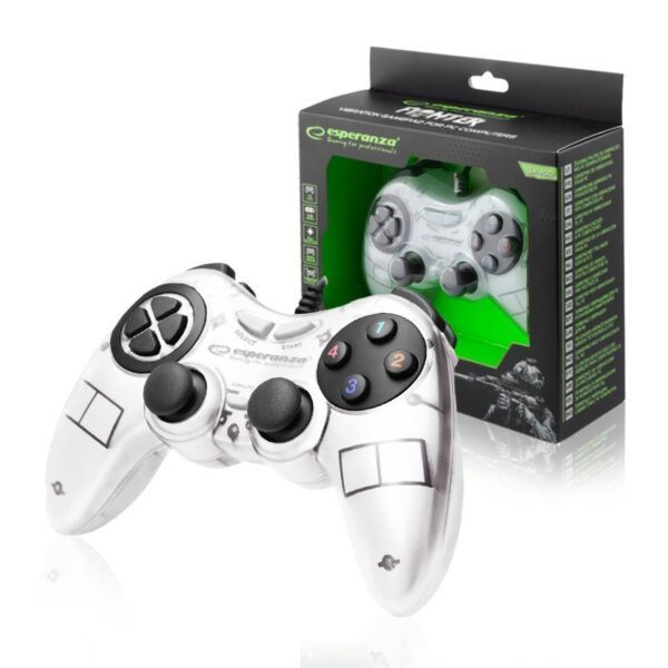 GAMEPAD PC USB ESPERANZA FIGHTER WHITE 5901299947050