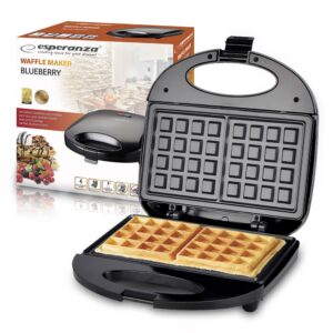 WAFFLE MAKER ESPERANZA BLUEBERRY 1000W 5901299954478