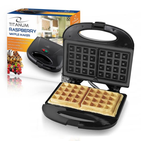 TITANUM WAFFLE MAKER ESPERANZA TKT003 RASPBERRY 750W 5901299914663